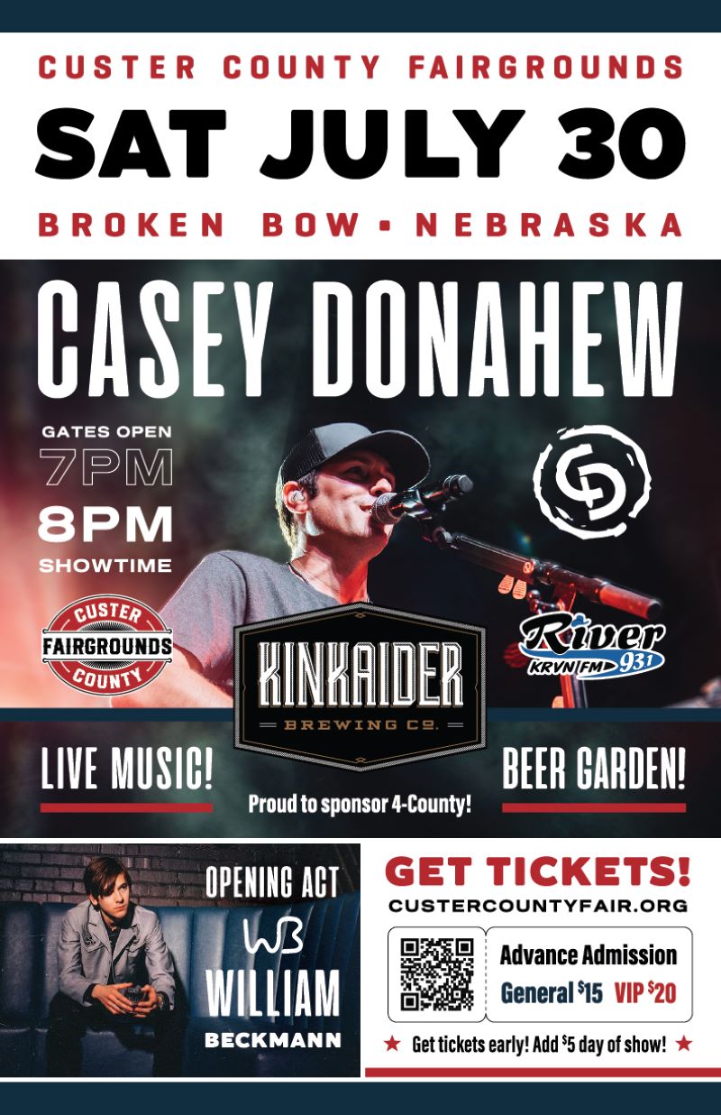 Custer County Concert w/Casey Donahew and special guest William ...